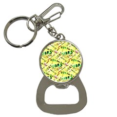 Ubrs Yellow Bottle Opener Key Chain by Rokinart