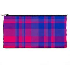 Bisexual Plaid Pencil Cases by NanaLeonti