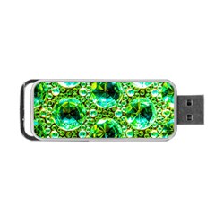 Cut Glass Beads Portable Usb Flash (one Side) by essentialimage