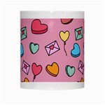 Candy Pattern White Mugs Center