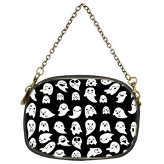 Cute Kawaii Ghost Pattern Chain Purse (one Side) by Valentinaart