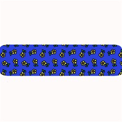 Daisy Royal Blue Large Bar Mats by snowwhitegirl