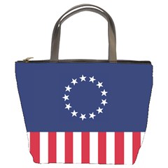 Betsy Ross Flag Usa America United States 1777 Thirteen Colonies Vertical Bucket Bag by snek