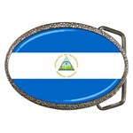 Flag of Nicaragua Belt Buckles Front