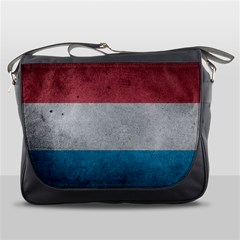 Grunge Luxembourg Flag Messenger Bag by trulycreative