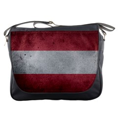 Grunge Austria Flag Messenger Bag by trulycreative