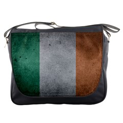 Grunge Ireland Flag Messenger Bag by trulycreative