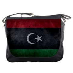 Grunge Libya Flag Messenger Bag by trulycreative