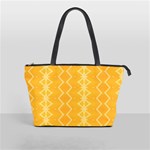 Pattern Yellow Classic Shoulder Handbag Front