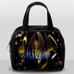 Background Level Clef Note Music Classic Handbag (One Side) Front