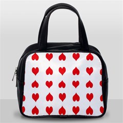 Heart Red Love Valentines Day Classic Handbag (one Side) by HermanTelo