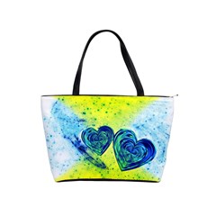 Heart Emotions Love Blue Classic Shoulder Handbag by HermanTelo