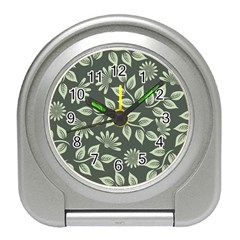 Flowers Pattern Spring Nature Travel Alarm Clock by HermanTelo