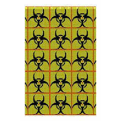 Biohazard Sign Shower Curtain 48  X 72  (small)  by ArtworkByPatrick