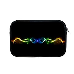 Colorful Neon Art Light Rays, Rainbow Colors Apple Macbook Pro 13  Zipper Case by picsaspassion