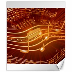 Music Notes Sound Musical Love Canvas 8  X 10  by HermanTelo