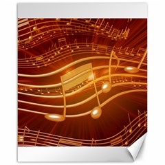 Music Notes Sound Musical Love Canvas 16  X 20  by HermanTelo