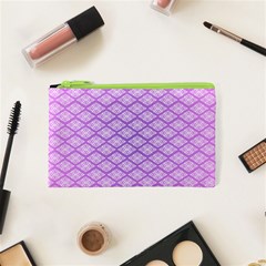 Pattern Texture Geometric Purple Cosmetic Bag (xs) by Mariart