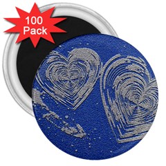 Heart Love Valentines Day 3  Magnets (100 Pack) by HermanTelo