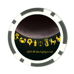 Look To The Stars Poker Chip Card Guard by Alchemy2