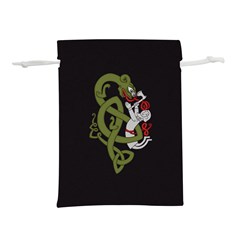 Pepe The Frog Rare Celtic Viking Norse Dragon Pattern Deus Vult Medieval Wojak Crusader Lightweight Drawstring Pouch (m) by snek