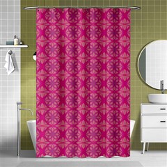 Background Texture Pattern Mandala Shower Curtain 48  X 72  (small)  by HermanTelo