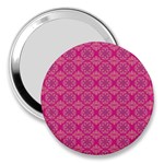 Background Texture Pattern Mandala 3  Handbag Mirrors Front