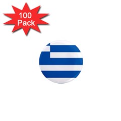 Greece Flag Greek Flag 1  Mini Magnets (100 Pack)  by FlagGallery