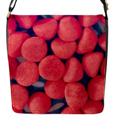 Fraise Bonbons Flap Closure Messenger Bag (s) by kcreatif