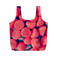 Fraise Bonbons Full Print Recycle Bag (m) by kcreatif