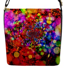 Bokeh Color Light Points Pattern Flap Closure Messenger Bag (s) by Wegoenart