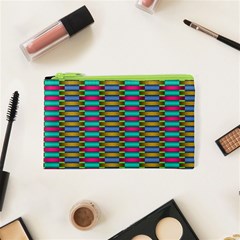 Seamless Tile Pattern Cosmetic Bag (xs) by HermanTelo