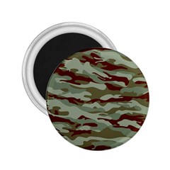 Brown And Green Camo 2 25  Magnets by McCallaCoultureArmyShop