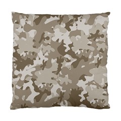 Tan Army Camouflage Standard Cushion Case (two Sides) by mccallacoulture