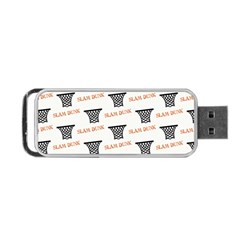 Slam Dunk Baskelball Baskets Portable Usb Flash (one Side) by mccallacoulturesports