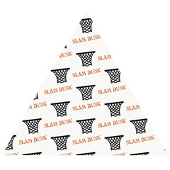 Slam Dunk Baskelball Baskets Wooden Puzzle Triangle by mccallacoulturesports