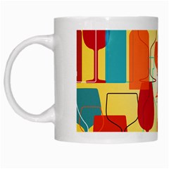 I Love Wine White Mugs by designsbymallika