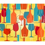 i love wine Deluxe Canvas 14  x 11  (Stretched) 14  x 11  x 1.5  Stretched Canvas