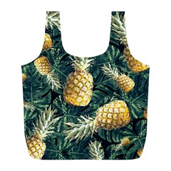 Pattern Ananas Tropical Full Print Recycle Bag (l) by kcreatif