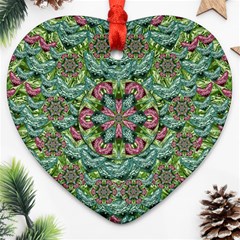 So Much Hearts And Love Heart Ornament (two Sides) by pepitasart