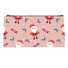 Cute Christmas Santa Seamless Pattern Pencil Cases by Vaneshart