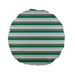 Stripey 4 Standard 15  Premium Flano Round Cushions by anthromahe