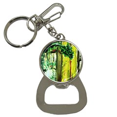 Old Tree And House With An Arch 8 Bottle Opener Key Chain by bestdesignintheworld