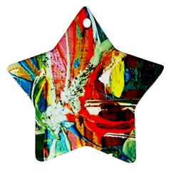 Red Aeroplane 2 Star Ornament (two Sides) by bestdesignintheworld