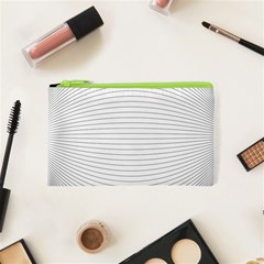 Pattern Background Monochrome Cosmetic Bag (xs) by HermanTelo