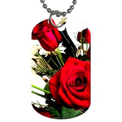 Roses 1 1 Dog Tag (one Side) by bestdesignintheworld