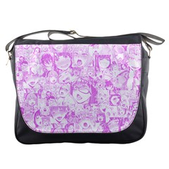 Pink Hentai  Messenger Bag by thethiiird