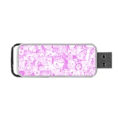 Pink Hentai  Portable Usb Flash (one Side) by thethiiird