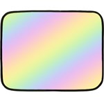 Pastel Goth Rainbow  Fleece Blanket (Mini) 35 x27  Blanket