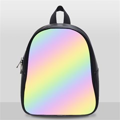 Pastel Goth Rainbow  School Bag (small) by thethiiird